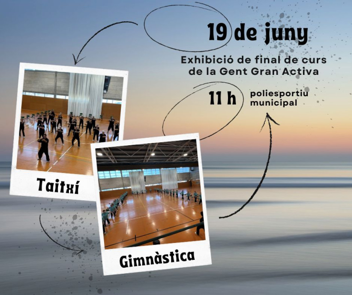 Exhibició de final de curs de la Gent Gran Activa: taitxí i gimnàstica