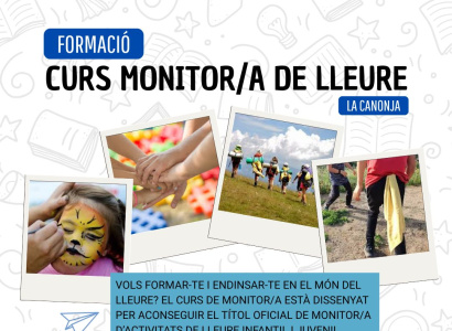 Inscripcions: Curs monitor/a de lleure (places limitades)