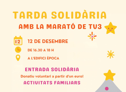 Tarda solidària amb la Marató de TV3