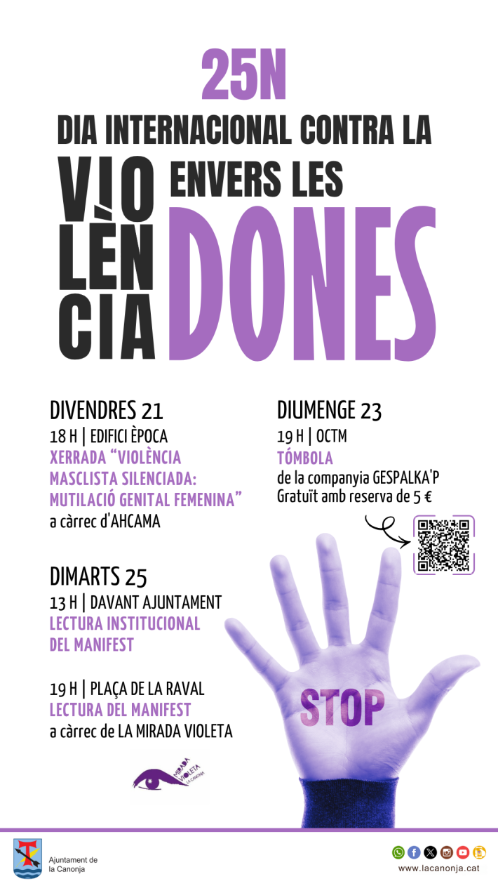 25 de novembre: Dia Internacional per a l’Eliminació de la Violència envers les Dones
