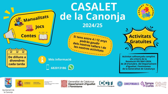 El Casalet: tardes plenes de tallers i activitats per a infants
