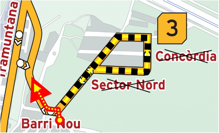 20, 21 i 22 de juliol: Afectacions al trànsit amb motiu de les Festes del Sector Nord