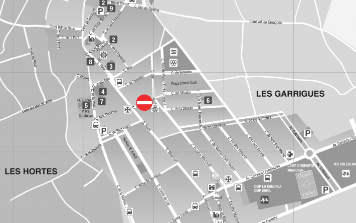 16 de juny: Tall de circulació al carrer de Sant Antoni
