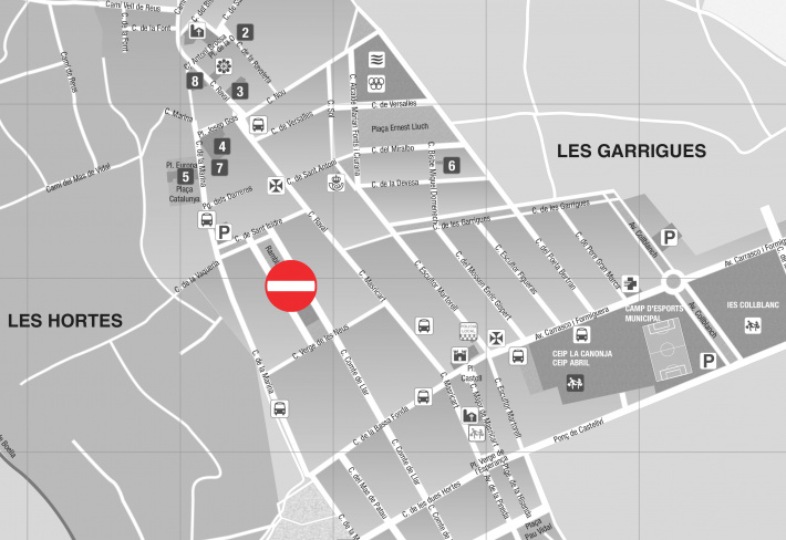 Del 26 al 28 d'octubre: Tall de circulació a la Rambla 15 d'Abril