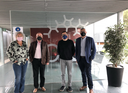 L’alcalde de la Canonja, Roc Muñoz, visita l’Institut Català d’Investigació Química (ICIQ) per establir sinergies en el camp de la recerca